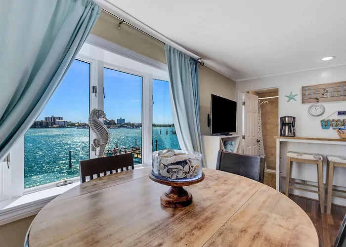 Water View & Heated Pool - Steps To Sand, Bayview Beauty B-5 * Clearwater Beach