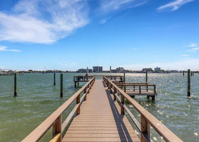 Water View & Heated Pool - Steps To Sand, Bayview Beauty B-5 * Clearwater Beach